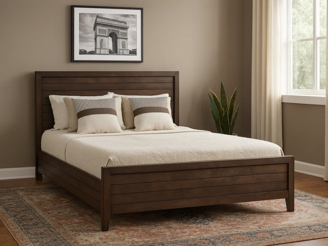 Quality Hardwood Bed