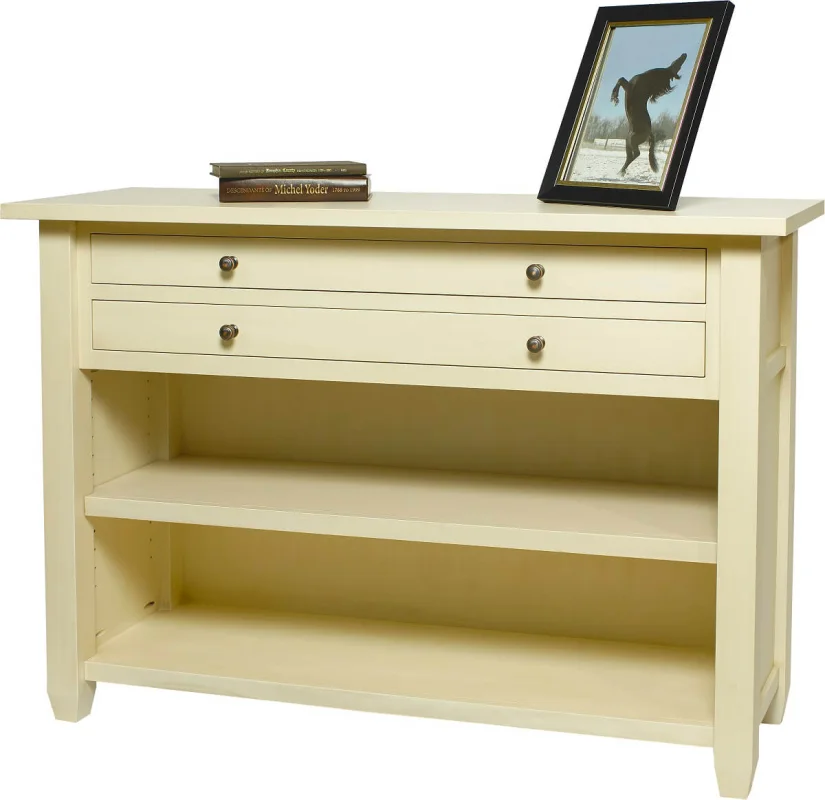Hensley Hall Table painted in Almond Ivory