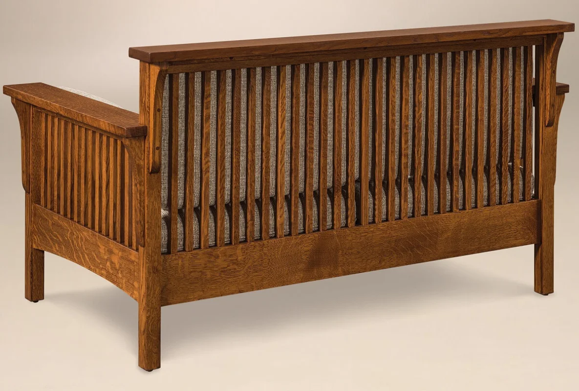Mission Slated Loveseat