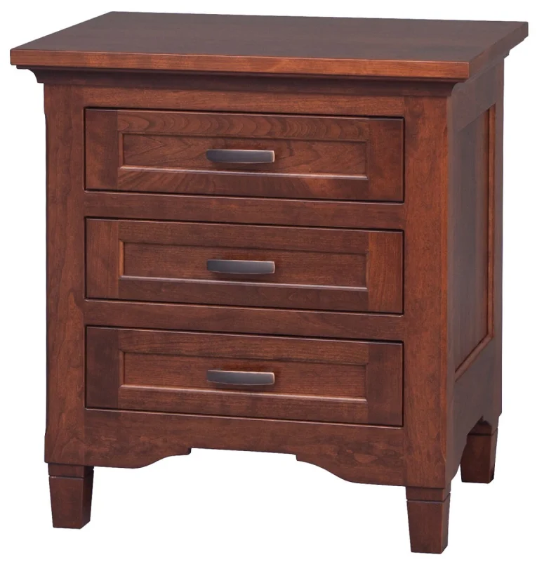 Kearny 3-Drawer Bedside Table