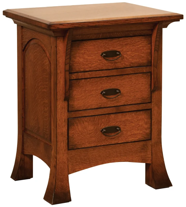Lakewood 3-Drawer Nightstand
