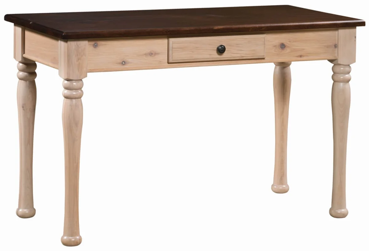 Langley Writing Desk With Classic Turned Legs