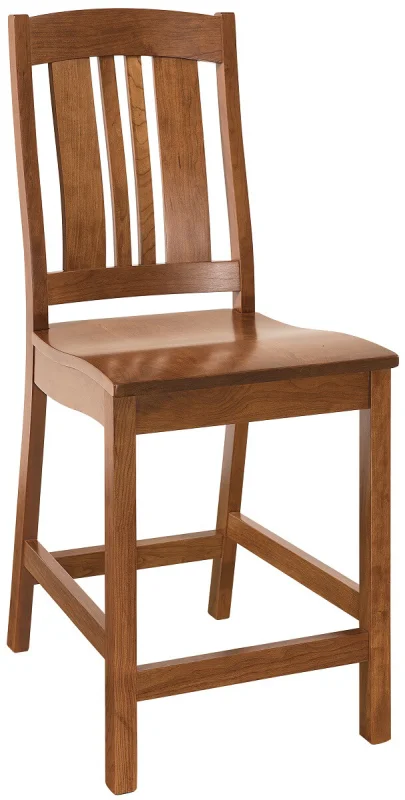Matson Hill Amish Pub Chair in Cherry