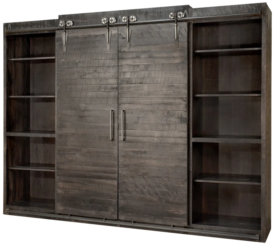 Rough Sawn Media Center Closed