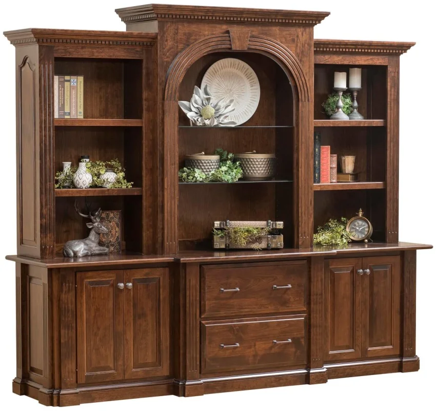 Montreal Credenza with Hutch