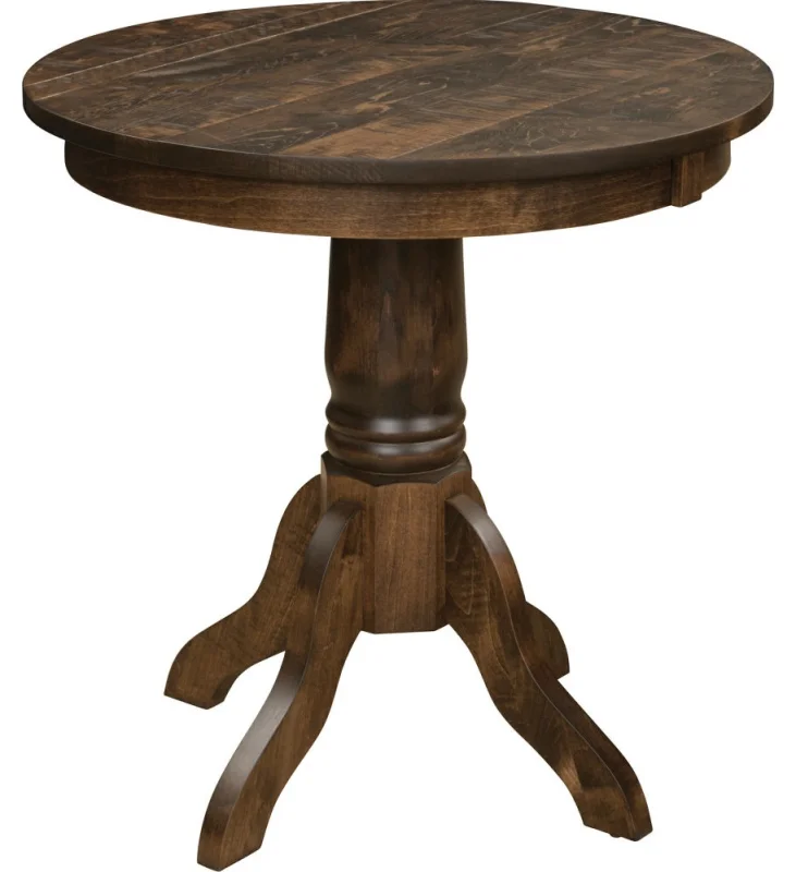 Moss Point Pedestal End Table Amish