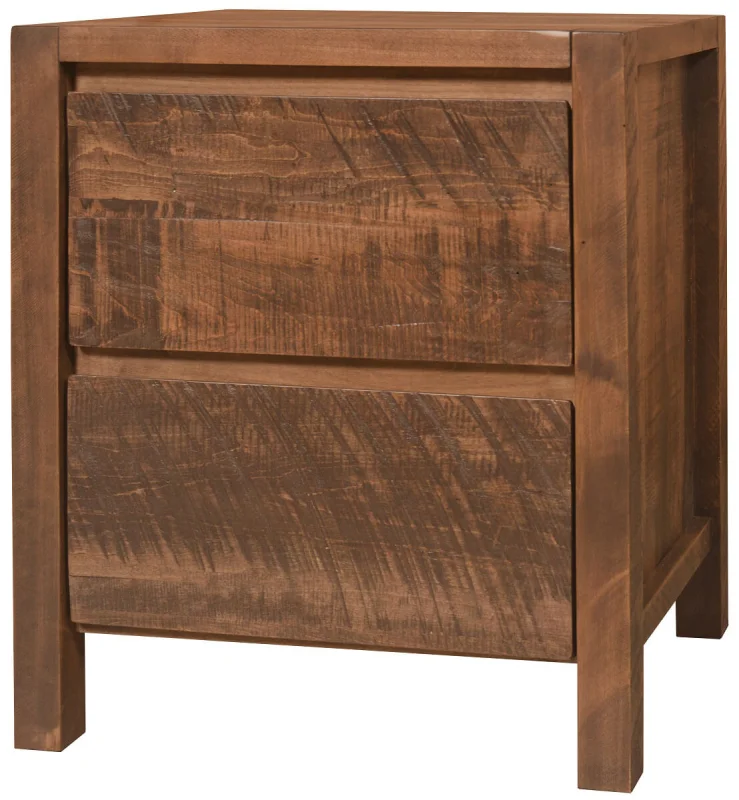 Rough Sawn Bedside Table