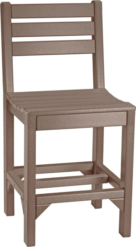 Chestnut Brown New Guinea Outdoor Bar Chair