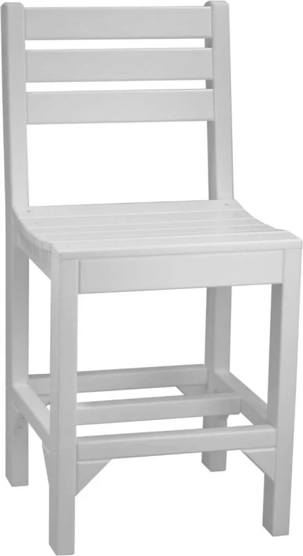 White New Guinea Outdoor Bar Chair