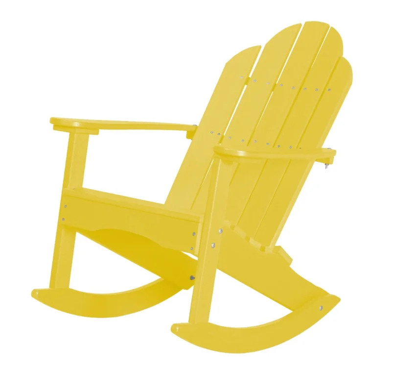Lemon Yellow Odessa Adirondack Rocker