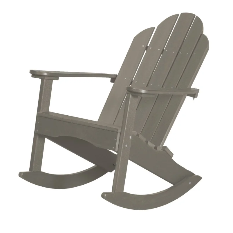 Light Gray Odessa Adirondack Rocker