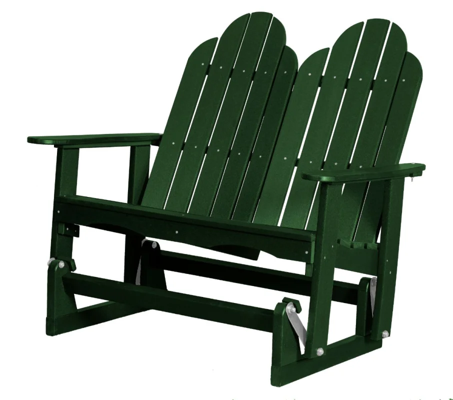 Turf Green Odessa Double Adirondack Glider