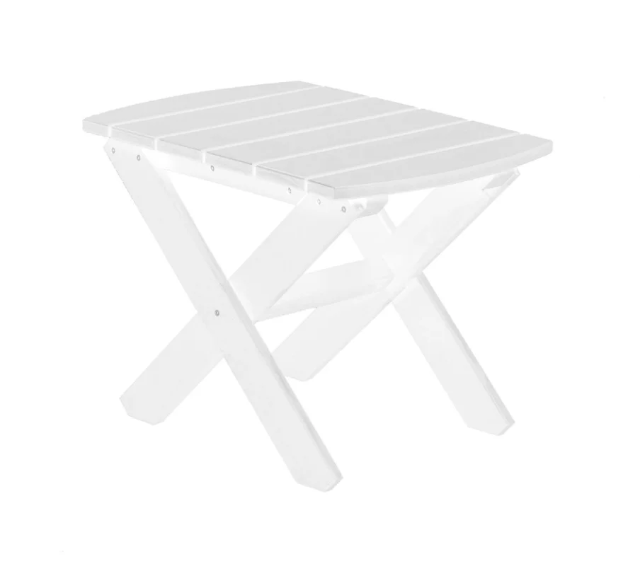 White Odessa Outdoor End Table