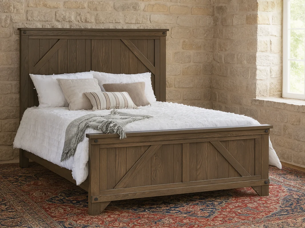 Papillion Farmhouse Panel Bed