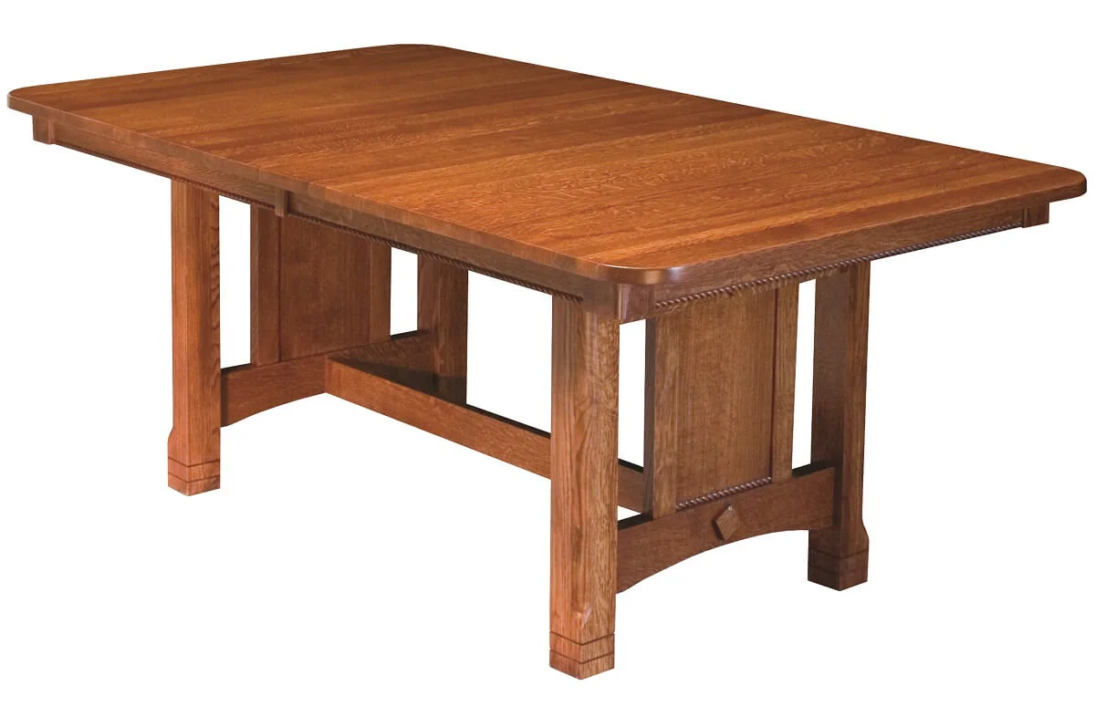 Parron Mission Trestle Dining Table