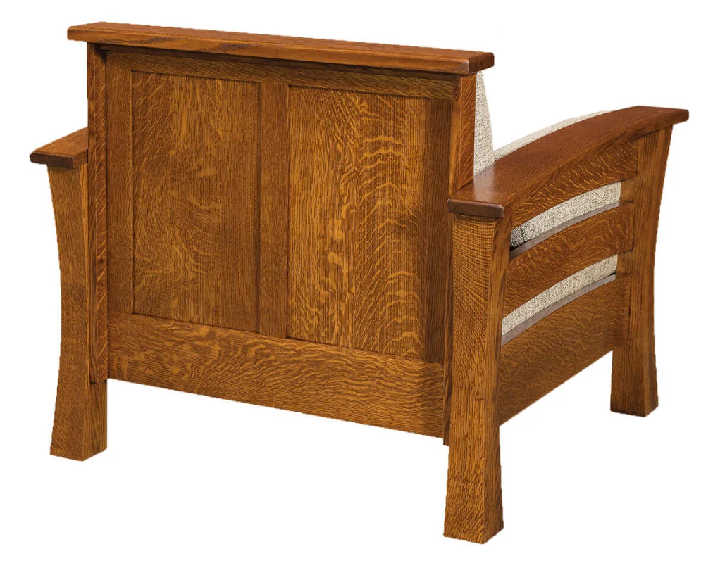 Inset Hardwood Panel Back