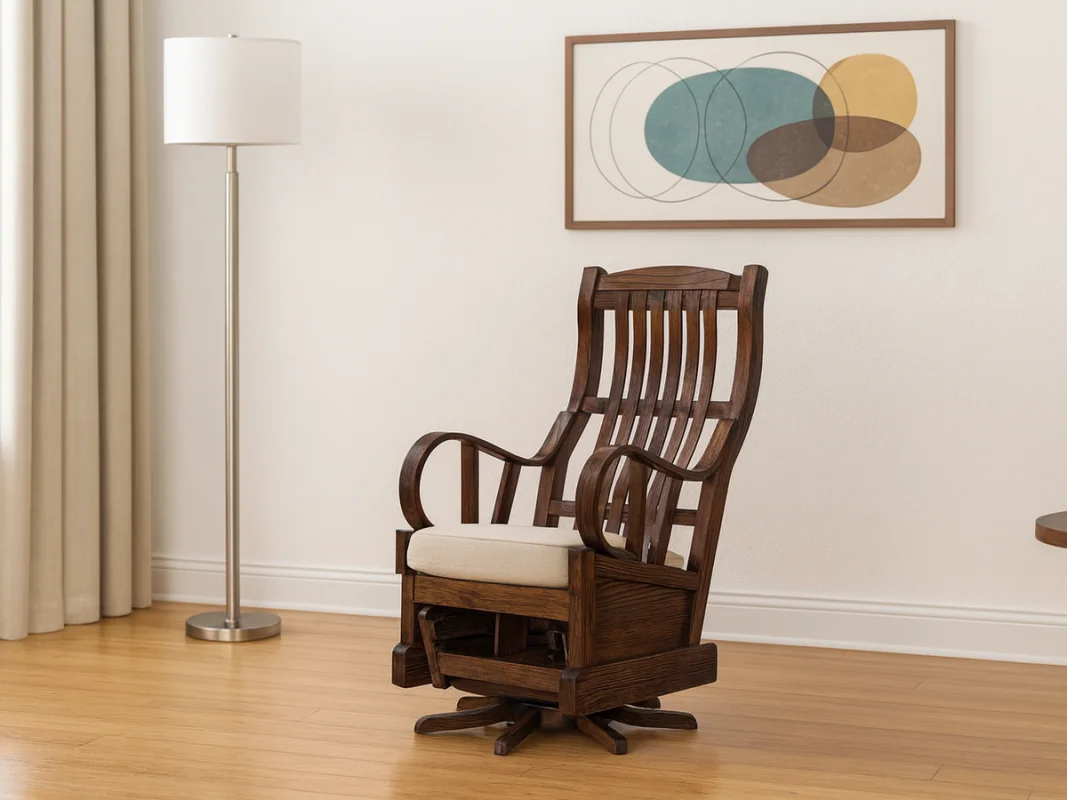 Relleke Amish Swivel Glider