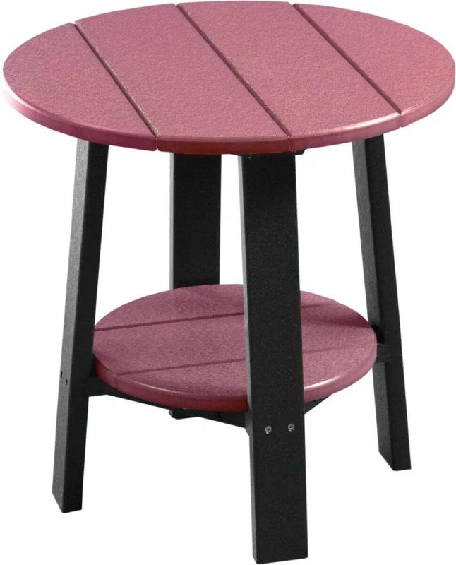 Cherrywood and Black Rockaway Outdoor Side Table