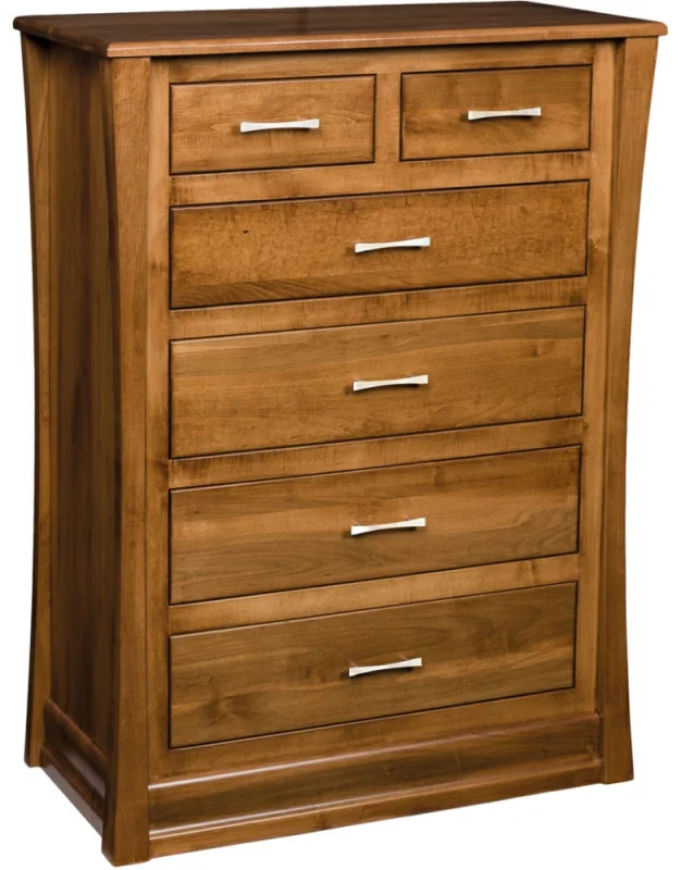 Our Rosewood Chest of Drawers shown in Quartersawn White Oak.