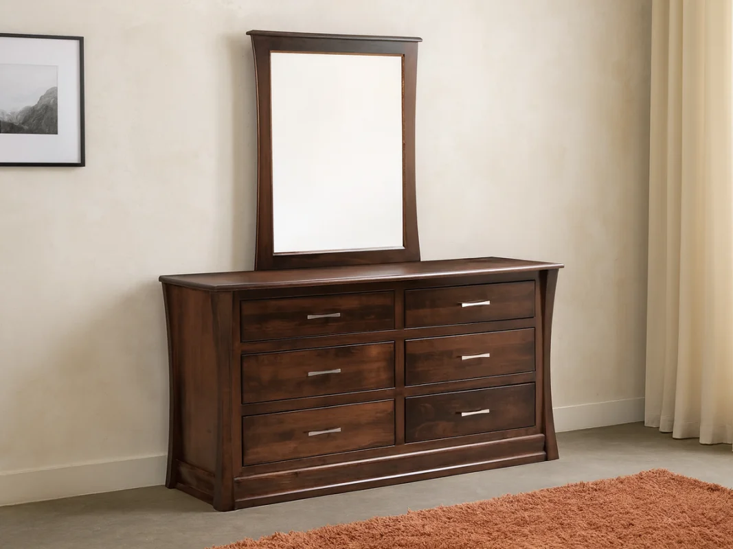 Rosewood Mirror Dresser