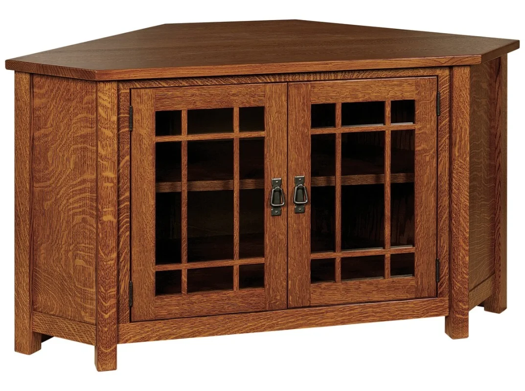 Mission Corner TV Stand
