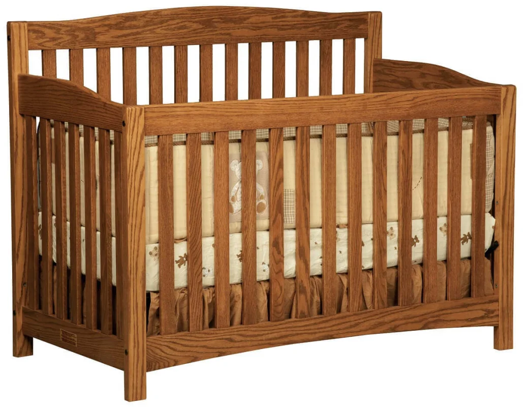 Salinas Wooden Baby Crib in Oak