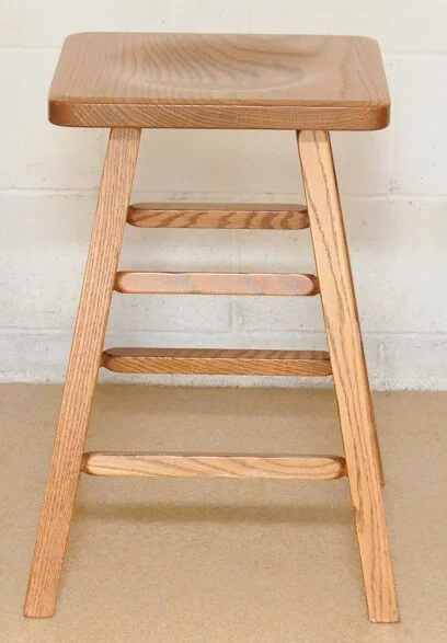 San Luis Mission Bar Stool in Oak
