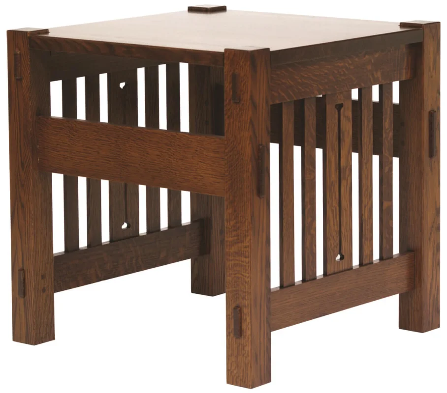 Shown in Quartersawn White Oak