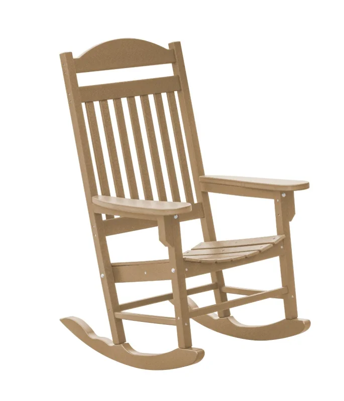 Weathered Wood Santorini Outdoor Rocker