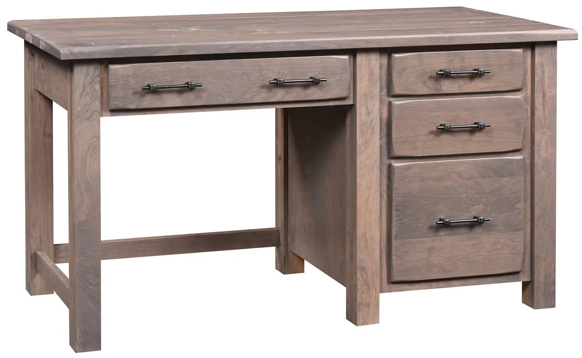 Scottsbluff Small Student Desk With Hand-worn Edges for Farmhouse Look