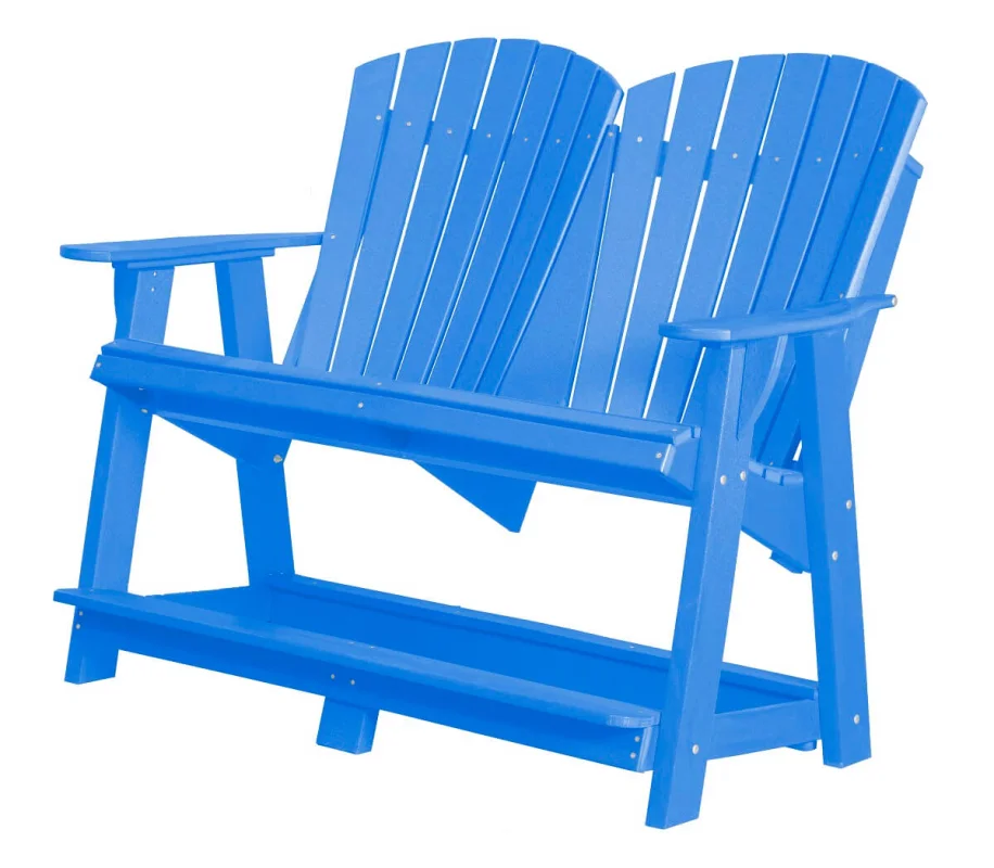 Blue Sidra Double High Adirondack