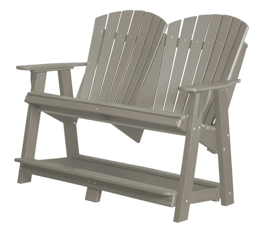 Light Gray Sidra Double High Adirondack