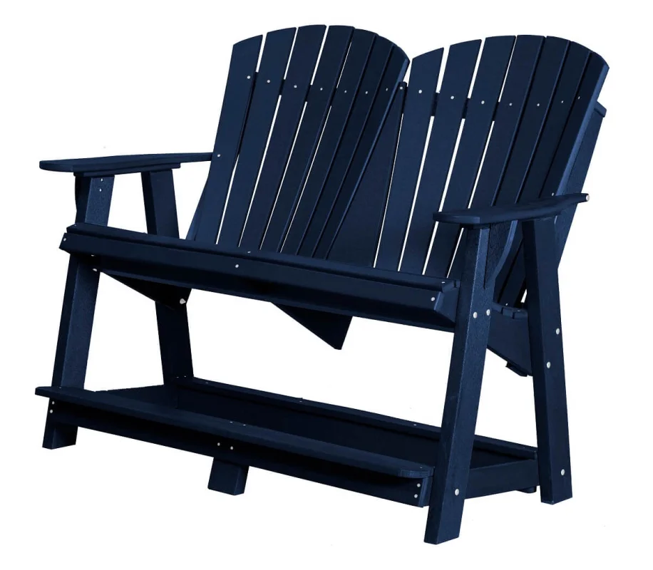 Patriot Blue Sidra Double High Adirondack