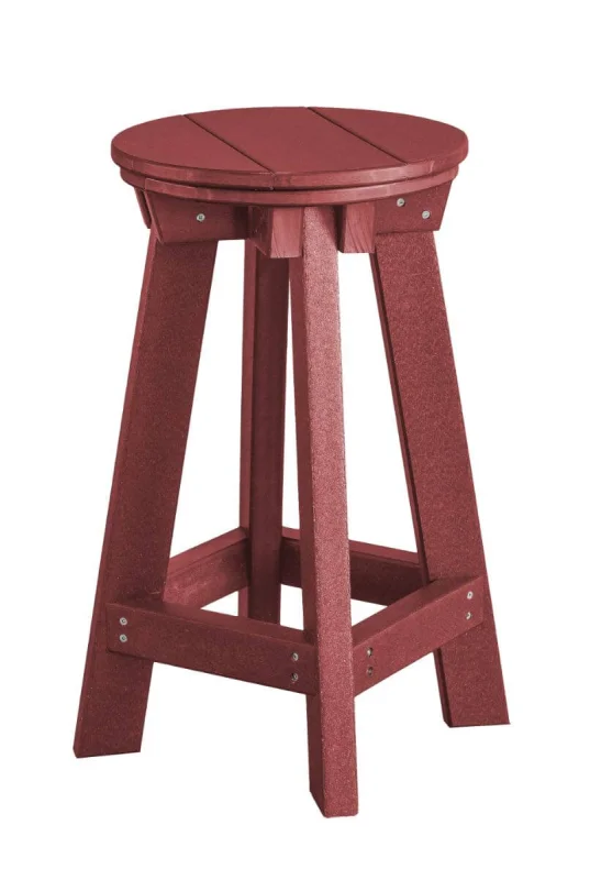 Cherry Wood Sidra Outdoor Bar Stool