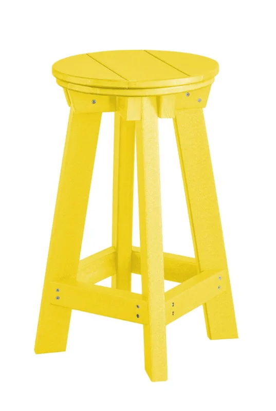 Lemon Yellow Sidra Outdoor Bar Stool
