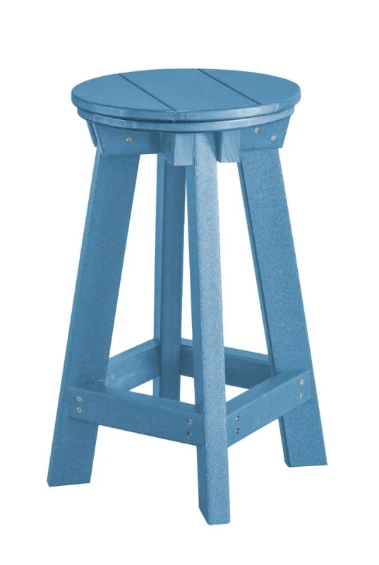 Powder Blue Sidra Outdoor Bar Stool