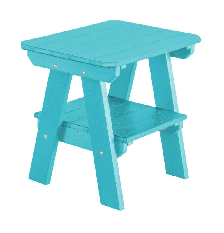 Aruba Blue Sidra Outdoor End Table