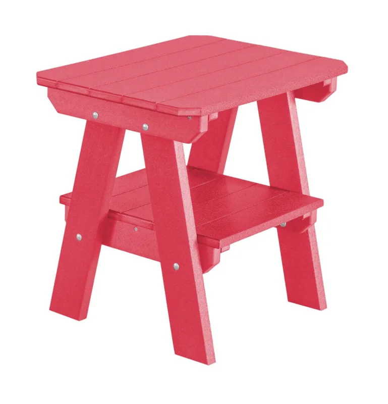Pink Sidra Outdoor End Table
