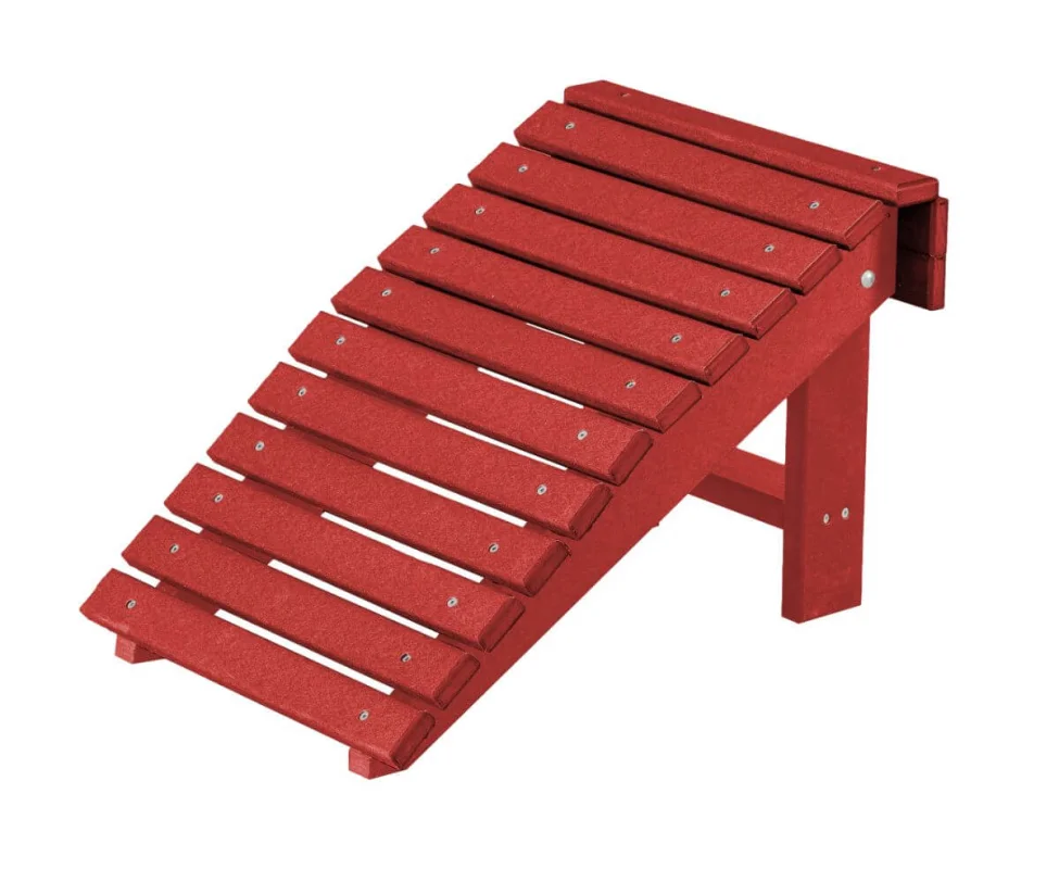 Cardinal Red Sidra Outdoor Folding Footstool