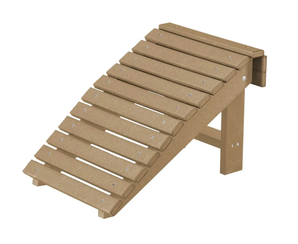 Weathered Wood Sidra Outdoor Folding Footstool