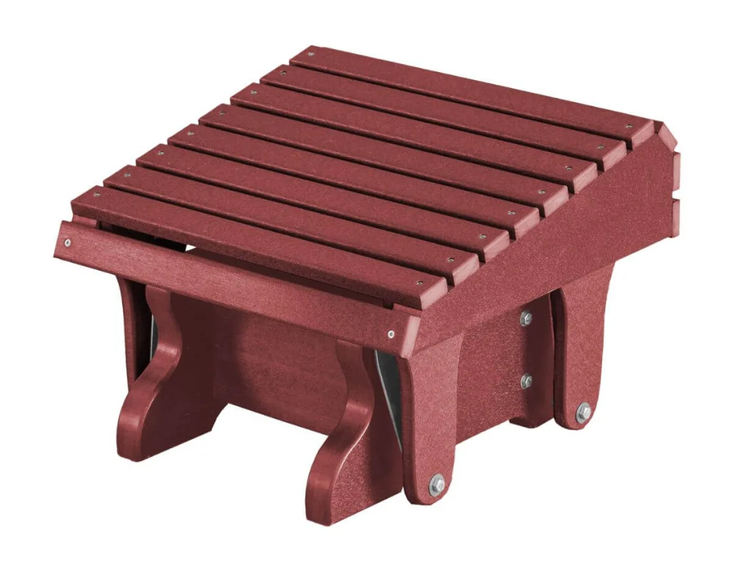 Cherry Wood Sidra Outdoor Gliding Footrest