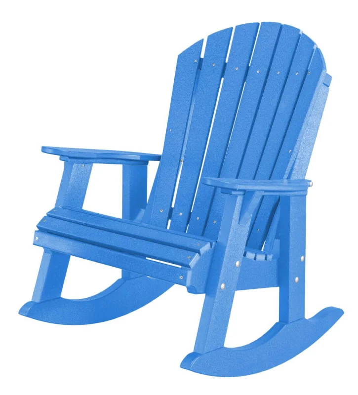 Blue Sidra Adirondack Rocker