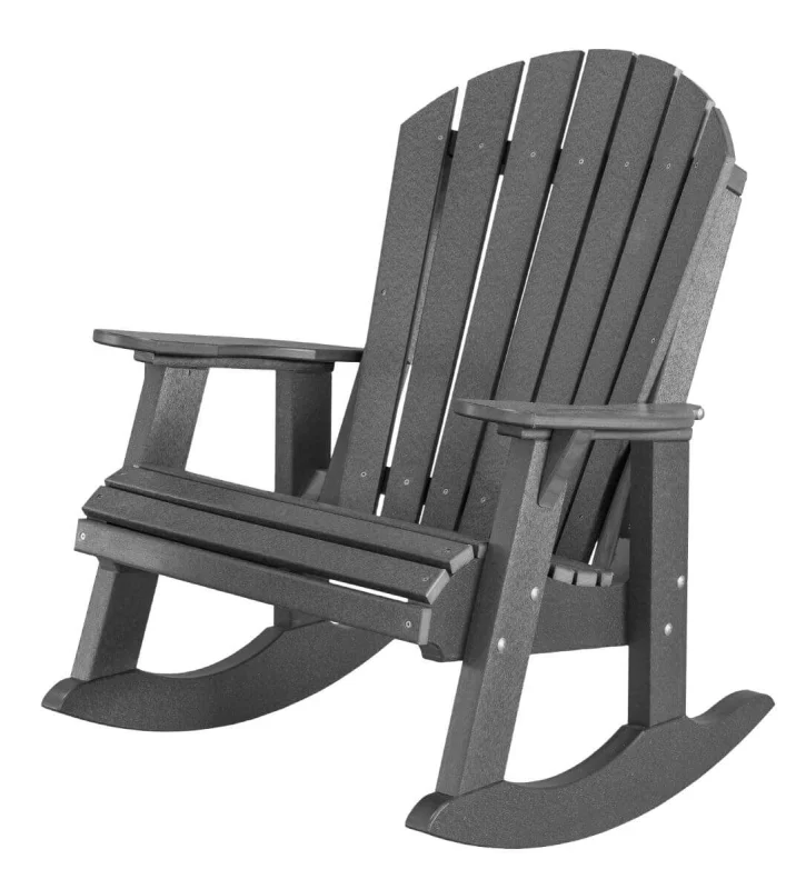 Dark Gray Sidra Adirondack Rocker
