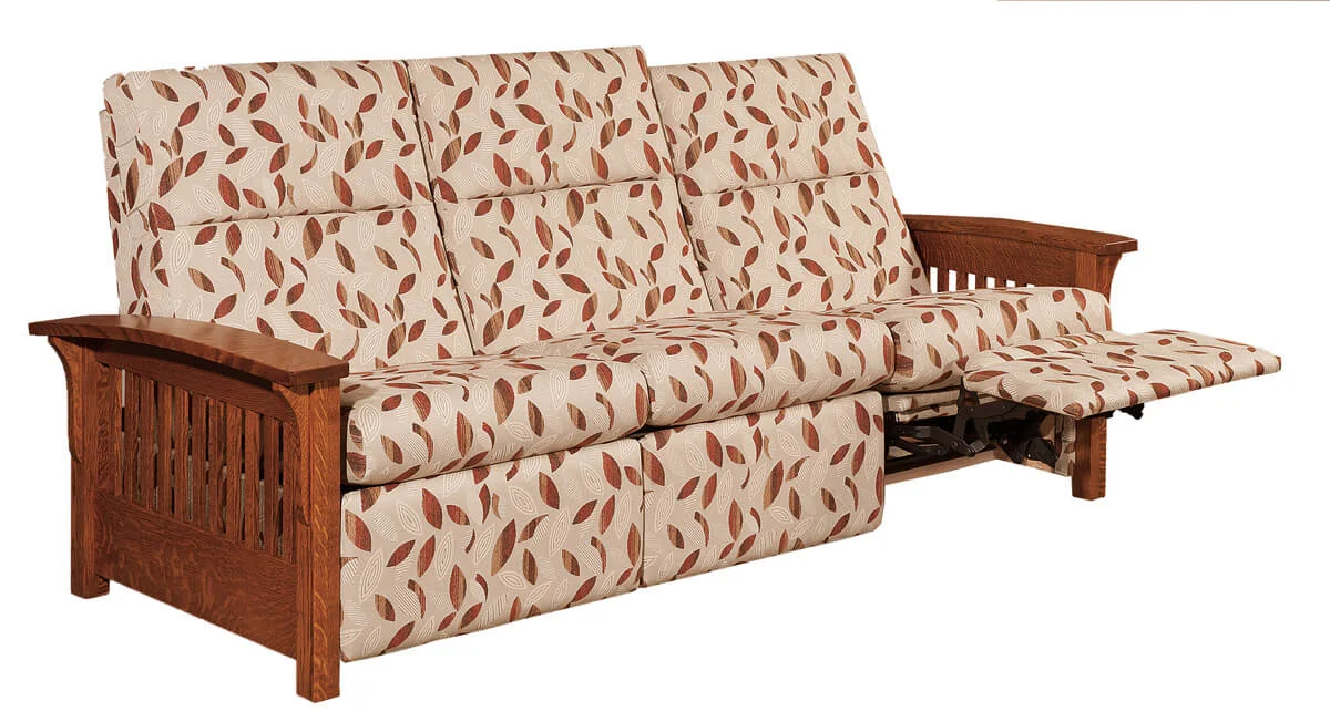 Reclining Mission Style Sofa
