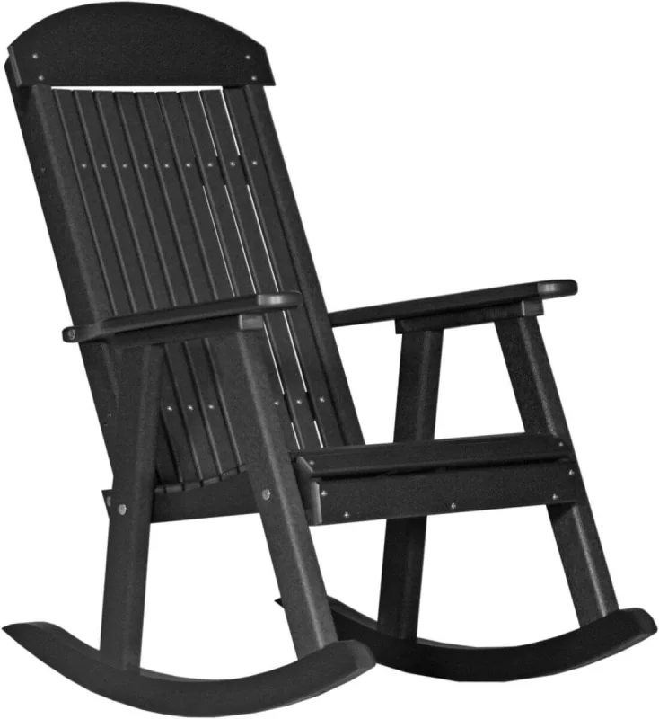 Black Stockton Porch Rocker