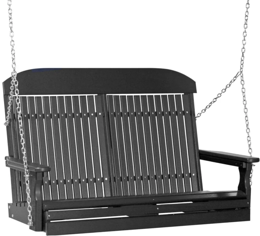 Black Stockton Porch Swing