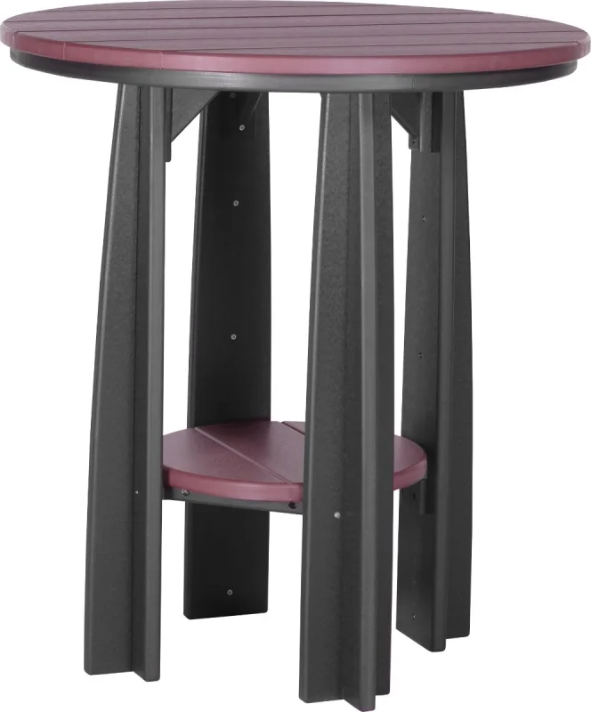 Cherrywood and Black Tahiti Balcony Table