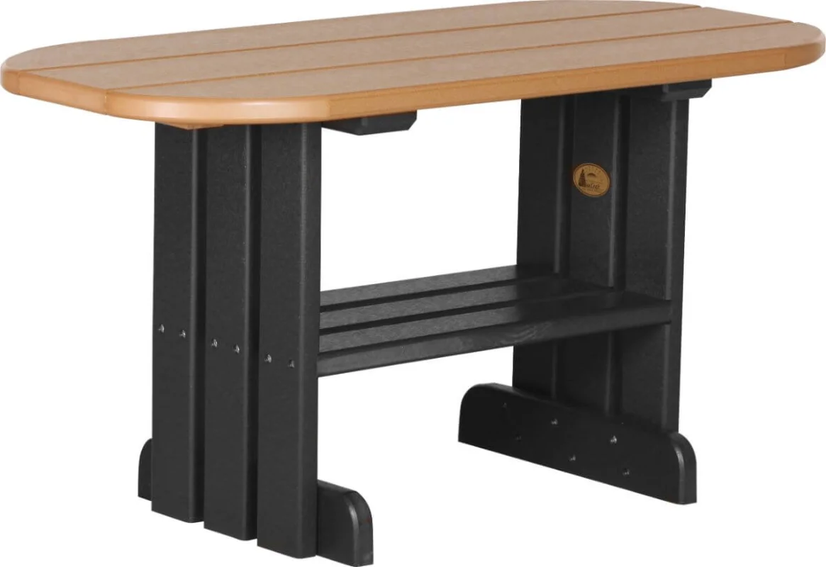 Cedar and Black Tahiti Outdoor Coffee Table