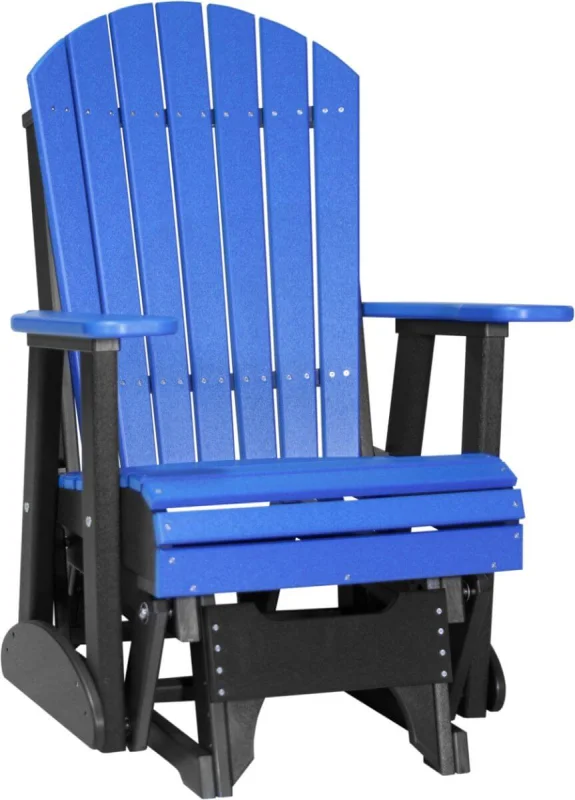 Blue and Black Tahiti Outdoor Glider