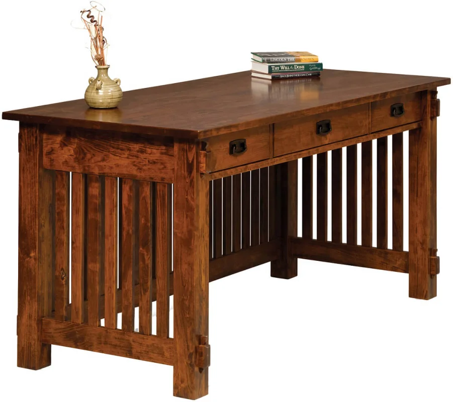 Timken Office Desk in Rustic Cherry